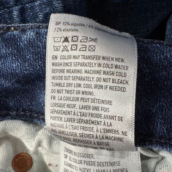 American Eagle Mens SZ 29x30 Original Bootcut Jeans Zip-Fly Stretch Airflex + - Picture 11 of 11